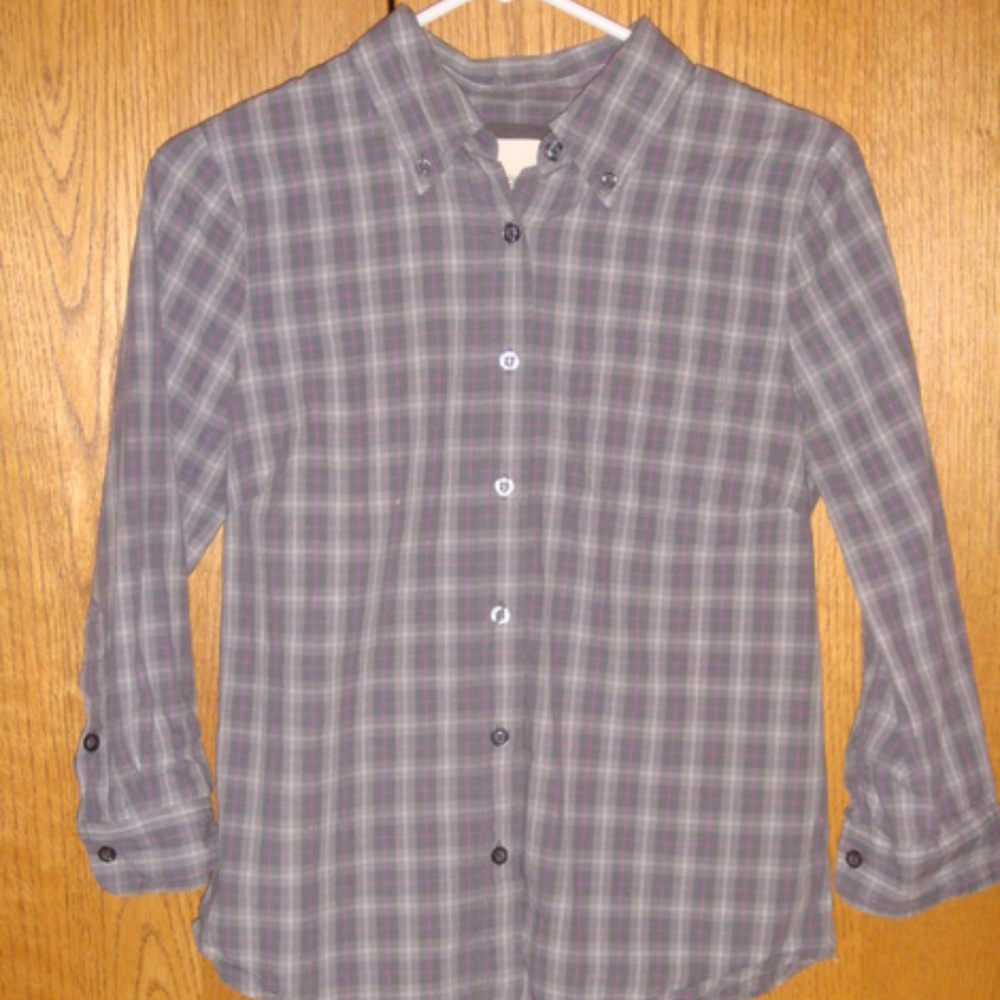 ISO Heritage 1981 3/4 Sleeve Plaid Shirt